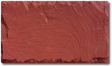 Unfading Red Slate Roof Tile